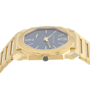 Bulgari Octo Finissimo Blue Dial 18k Yellow Gold 40mm Automatic Mens 103812