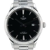 Tudor Style Stainless Steel Black Dial 41mm Automatic Movement Mens Watch 12710