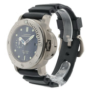 Panerai Luminor Submersible Titanium Blue Dial 47mm Automatic Mens PAM00371