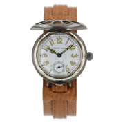 White Star Trench Watch White Dial Silver Case 35mm Manual Wind Men’s Watch
