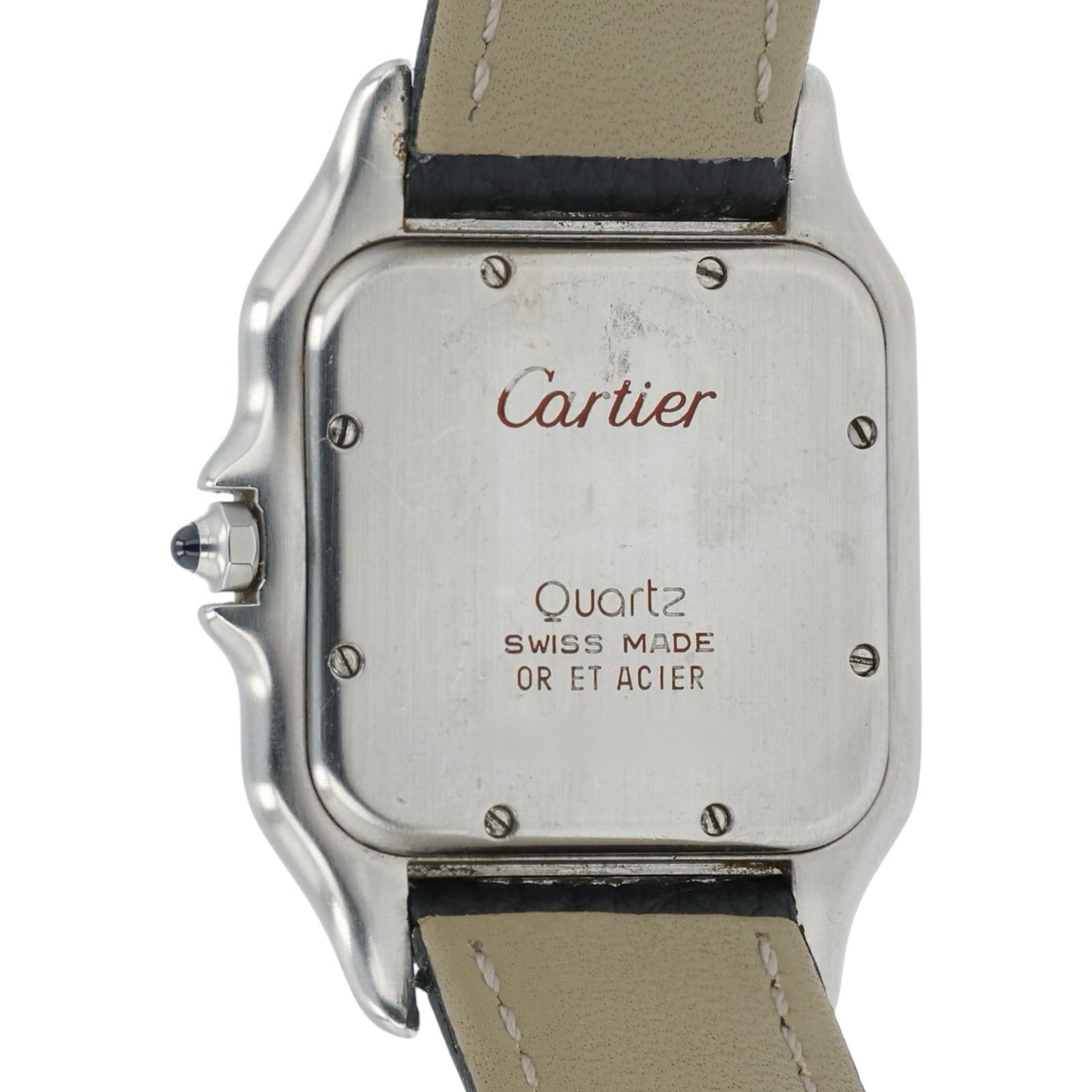 Cartier Panthere Large Silver Dial Steel and Gold 29mm Quartz Men’s Watch 8395