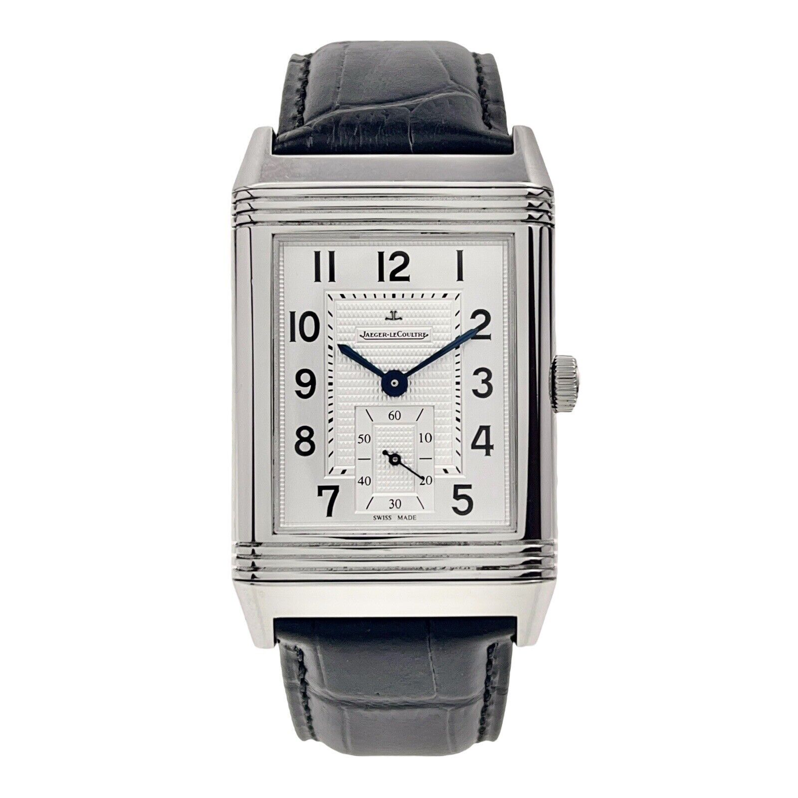 Jaeger-LeCoultre Reverso Silver Unisex Adult Watch Ref 273.8.04 30 x 48mm B&P