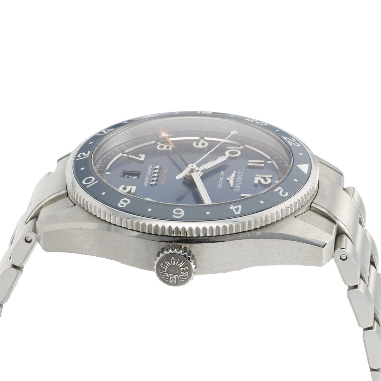 Longines Spirit Zulu Time Blue Dial Steel 42mm Automatic Men’s Watch L3.812.4