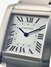 Cartier Tank Française Stainless Steel 25mm Quartz Women's Watch WSTA0074