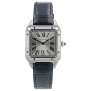 Cartier Santos Small Model Silver Roman Dial Women's Quartz Watch WSSA0086