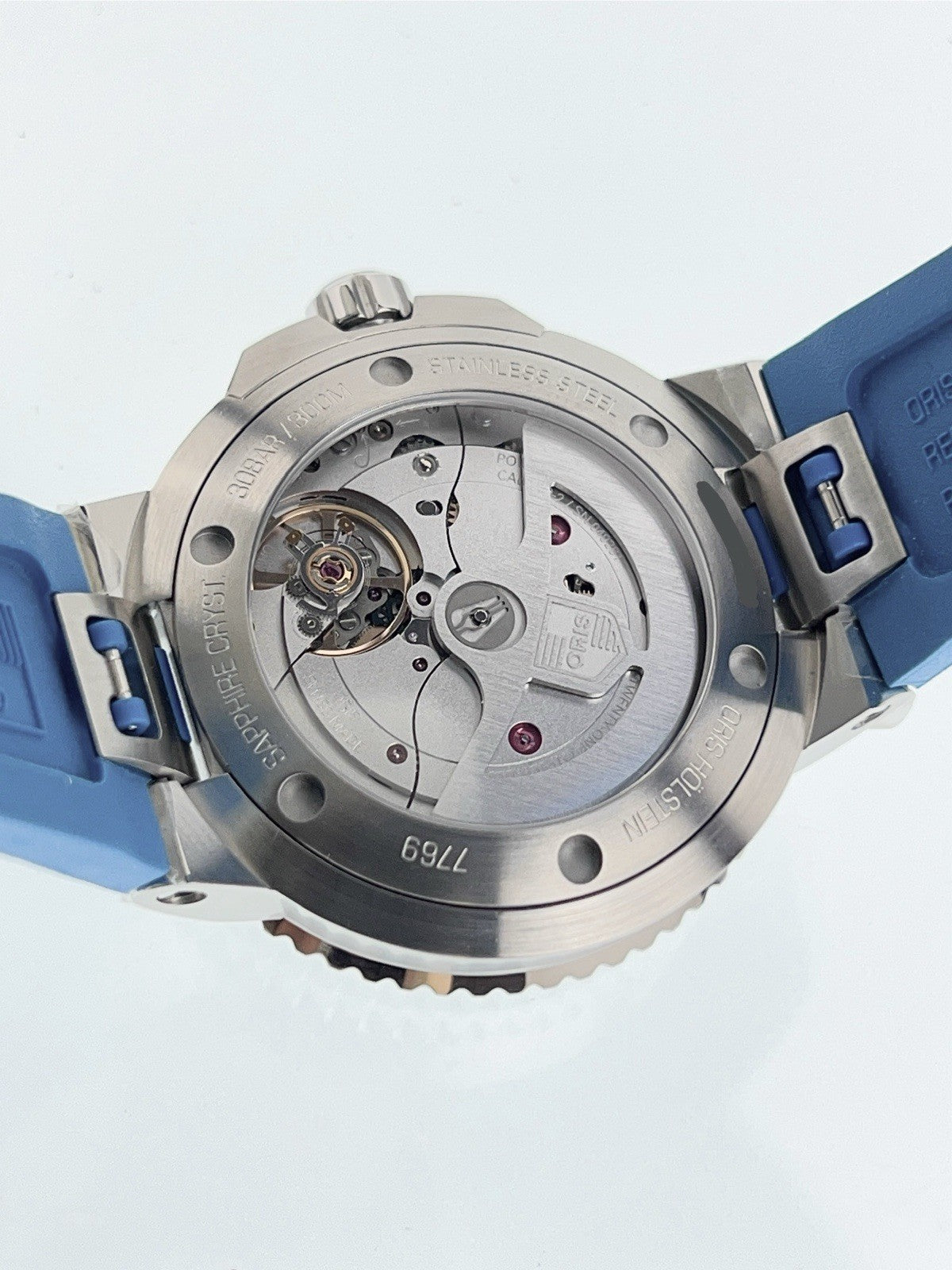 Oris Aquis Date 400 Stainless Steel Blue Dial 41.5mm Automatic Men's Watch 7769
