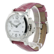 Panerai Luminor White Dial Stainless Steel 42mm Automatic Men’s Watch PAM00523