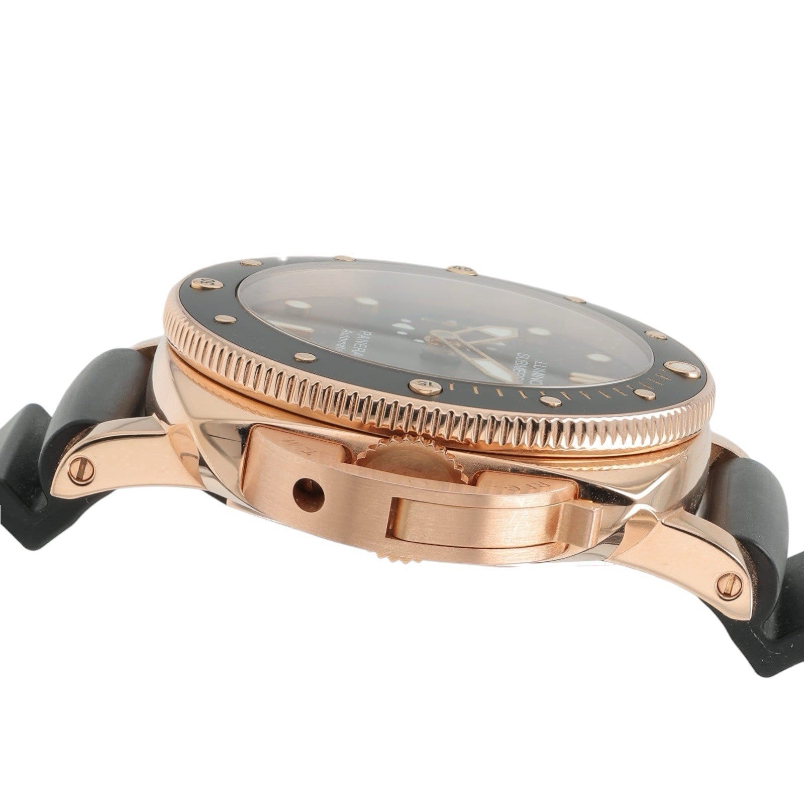 Panerai Luminor Submersible 18k Gold Black Dial 42mm Automatic Men's PAM00684