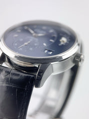 Glashutte PanoMaticLunar Steel Blue Dial 40mm Automatic Men's 1-90-02-46-32-01