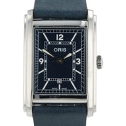 Oris Rectangular Stainless Steel Blue Dial 25x38mm Automatic Men's Watch 7783