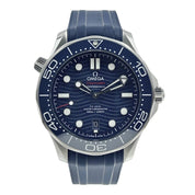 2026 Omega Seamaster Wave 300m Diver Blue Ceramic Watch 210.30.42.20.03.001