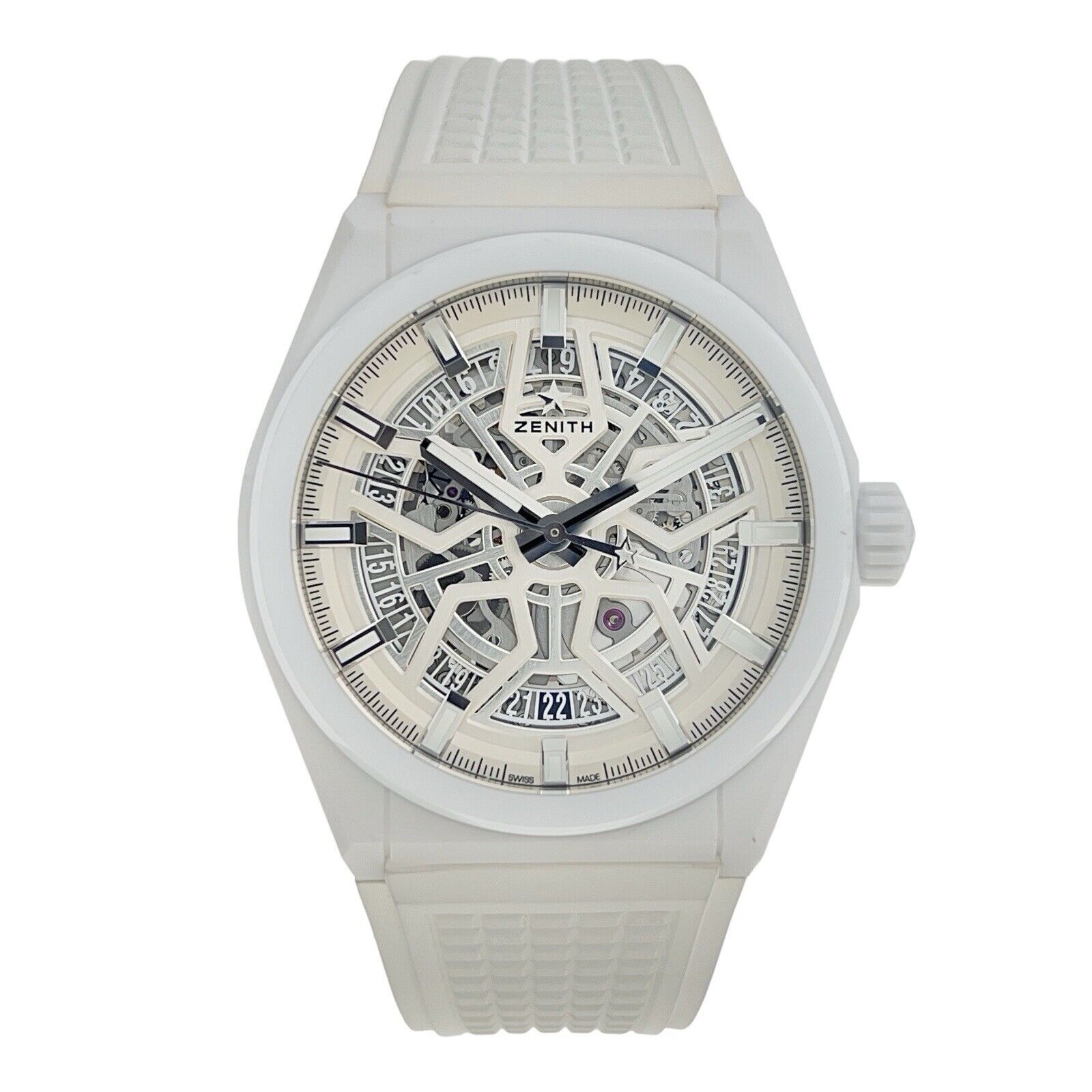 Zenith Defy Skeleton Ceramic White 41mm Automatic Men’s Watch 49.9002.670