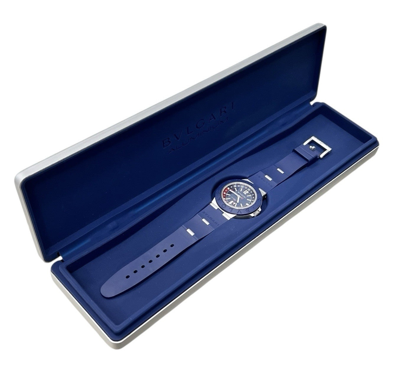Bulgari Aluminum GMT Blue Dial 40mm Automatic Men’s Watch BB 40 AT GMT