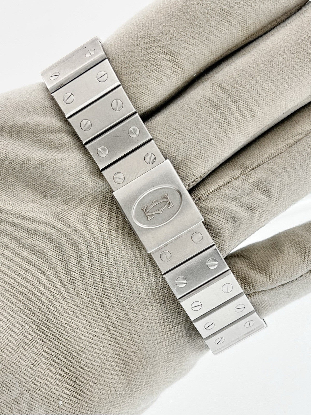 Cartier Santos Galbee Stainless Steel Silver Dial 29mm Automatic Unisex 9172960