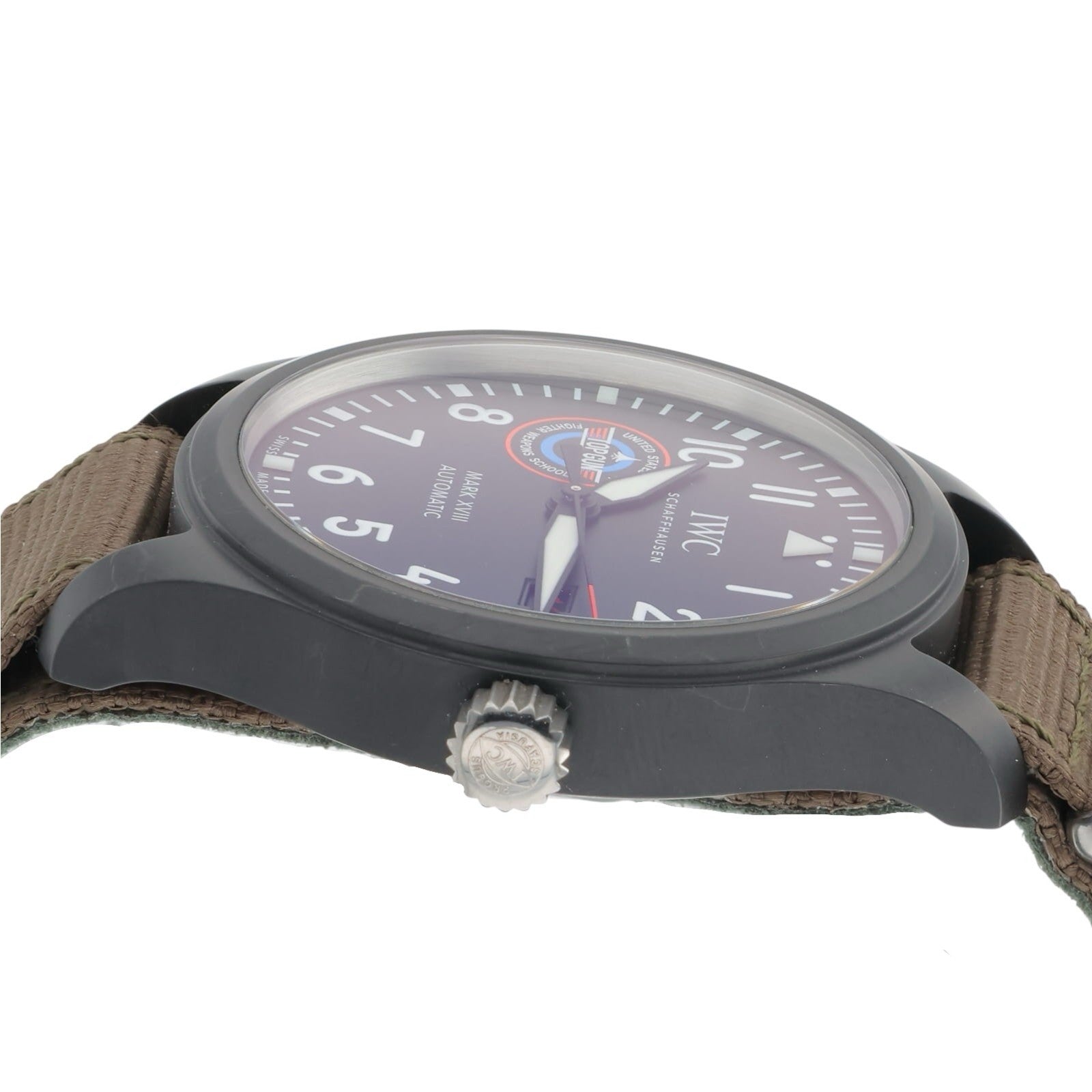 IWC Pilot Mark Top Gun Ceramic Black Dial 41mm Automatic Men’s Watch IW324712