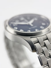 IWC Pilot Date Stainless Steel Black Dial 36mm Automatic Men's Watch IW324010