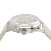 Christopher Ward Jump Hour Tan Dial Stainless Steel 39mm Automatic Men’s Watch