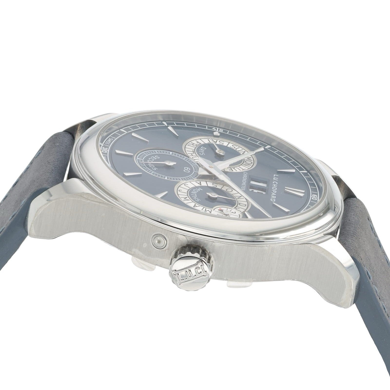 Chopard L.U.C. Blue Dial Stainless Steel 43mm Automatic Men’s Watch 168561