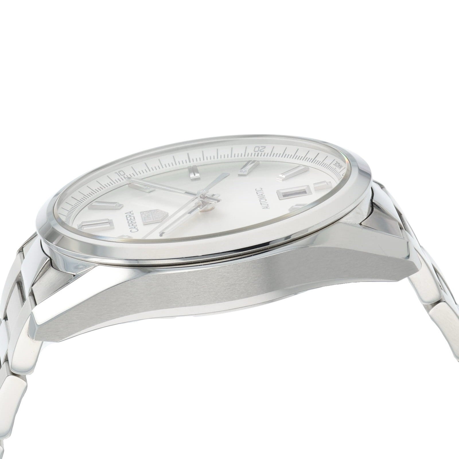 Tag Heuer Carrera Silver Dial Stainless Steel 39mm Automatic Mens Watch WBN2111