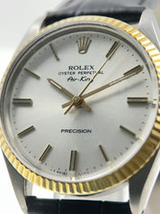 Rolex Air King Steel & Gold 34mm Automatic Men’s Watch 5501