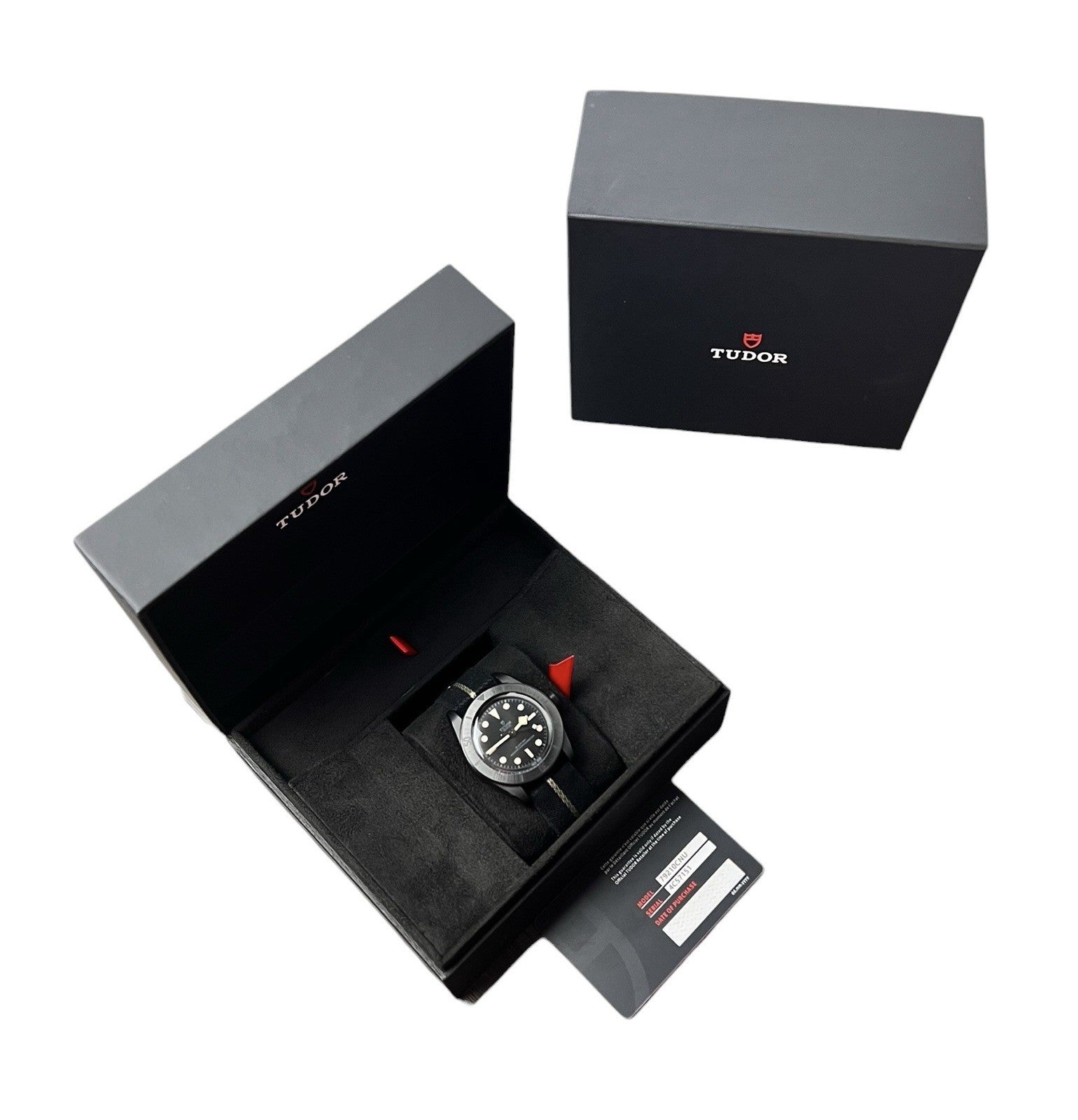 Tudor Black Bay Black Dial Ceramic 41mm Automatic Movement Mens Watch 79210CNU