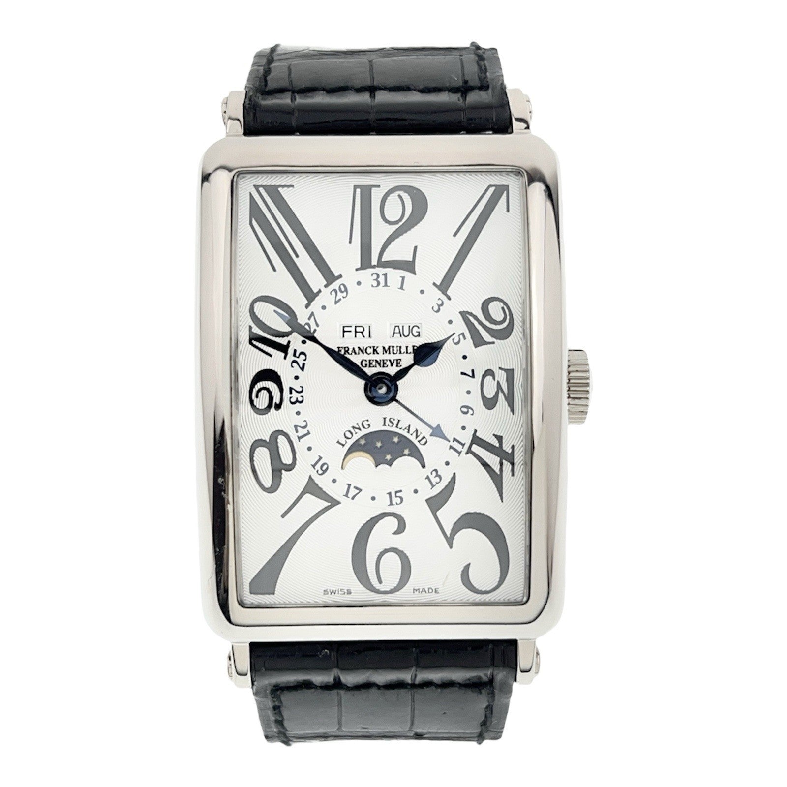 Franck Muller 18k White Gold Silver Dial 32mm Automatic Men's Watch 1200MC L