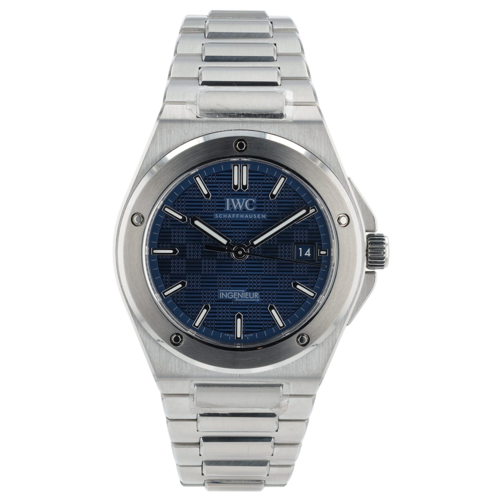 NEW 2026 IWC Ingenieur 40 Automatic Blue Dial Watch IW328907 - COMPLETE SET