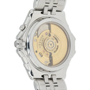 Credor Pacific Retrograde Silver Dial Steel 40mm Automatic Men's Watch GCBG997