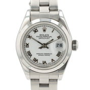 Rolex Datejust White Dial Stainless Steel 26mm Automatic Womens Watch 79160