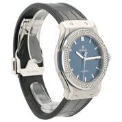 Hublot Classic Fusion Diamond Blue Dial Titanium 42mm Auto 542.NX.7170.LR.1104