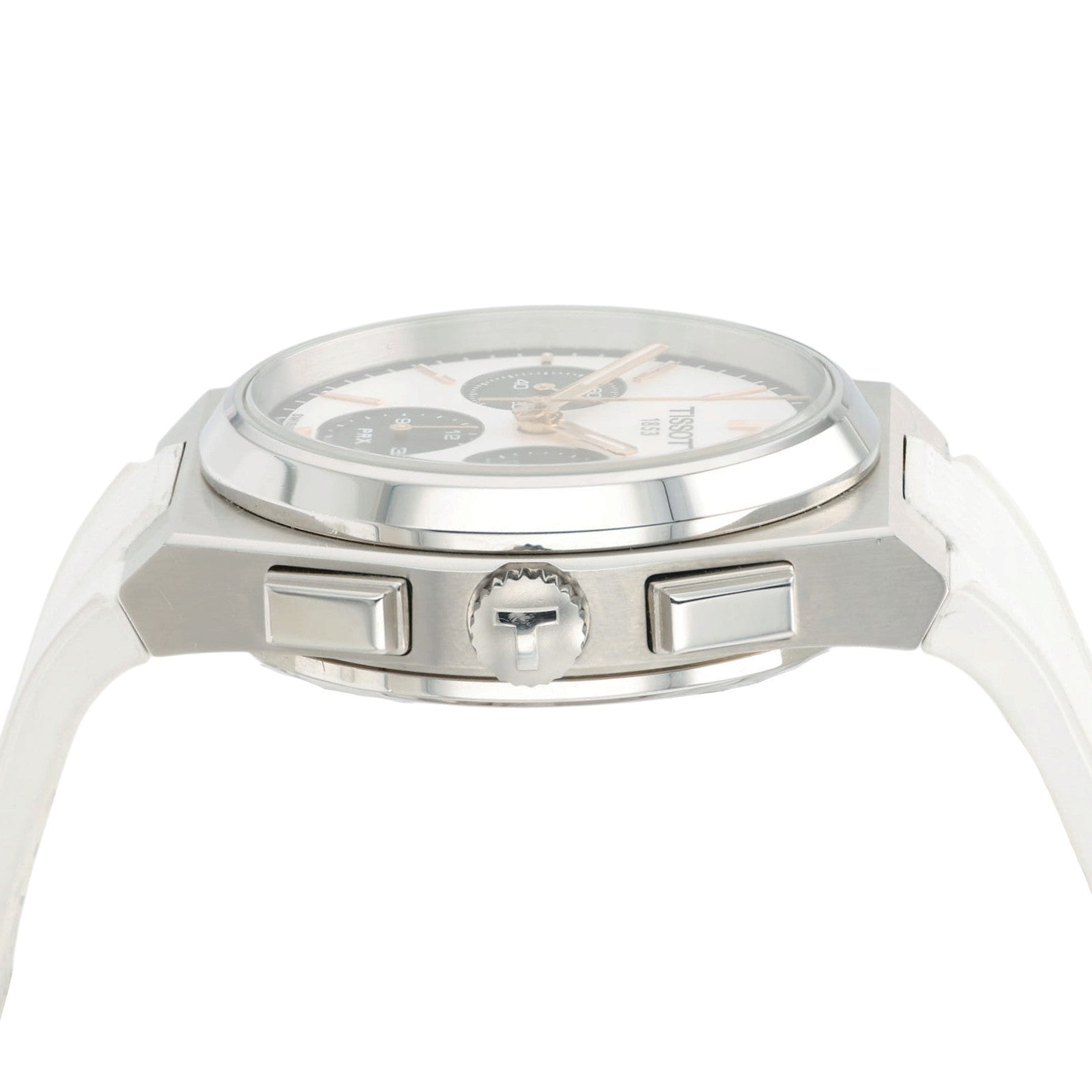 Tissot PRX White Dial Stainless Steel 42mm Automatic Mens Chronograph T137427