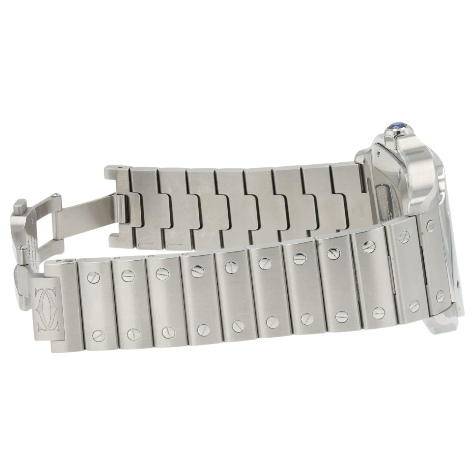 Cartier Santos Dial Time Gray Dial Steel 40.2mm Automatic Men’s Watch WSSA0076