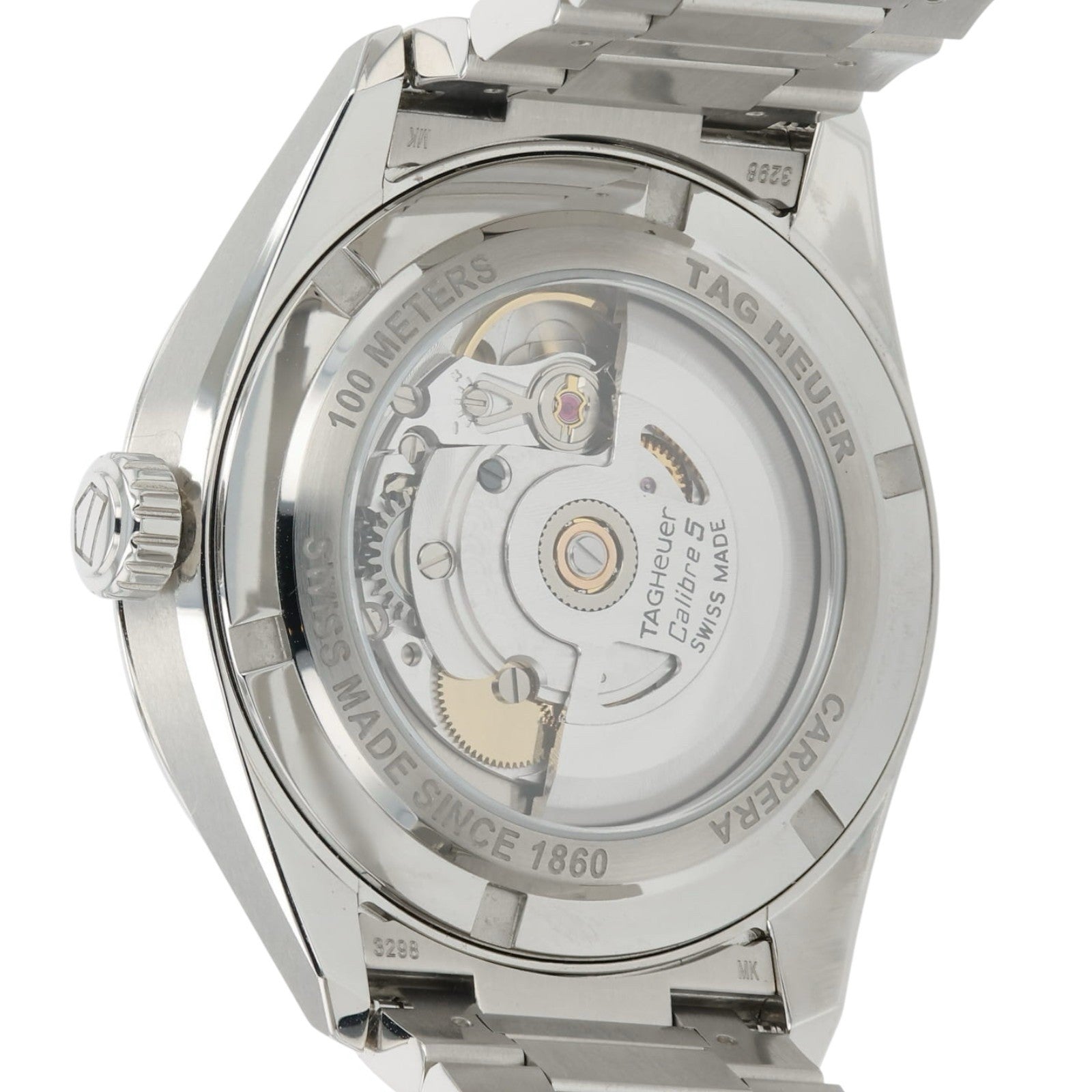 Tag Heuer Carrera Silver Dial Stainless Steel 39mm Automatic Mens Watch WBN2111