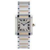Cartier Tank Francaise Steel and Gold White Dial 25mm Quartz Women’s W2TA0003