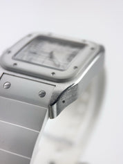 Cartier Santos 100 Stainless Steel Silver Dial 33mm Automatic Movement W20122U2