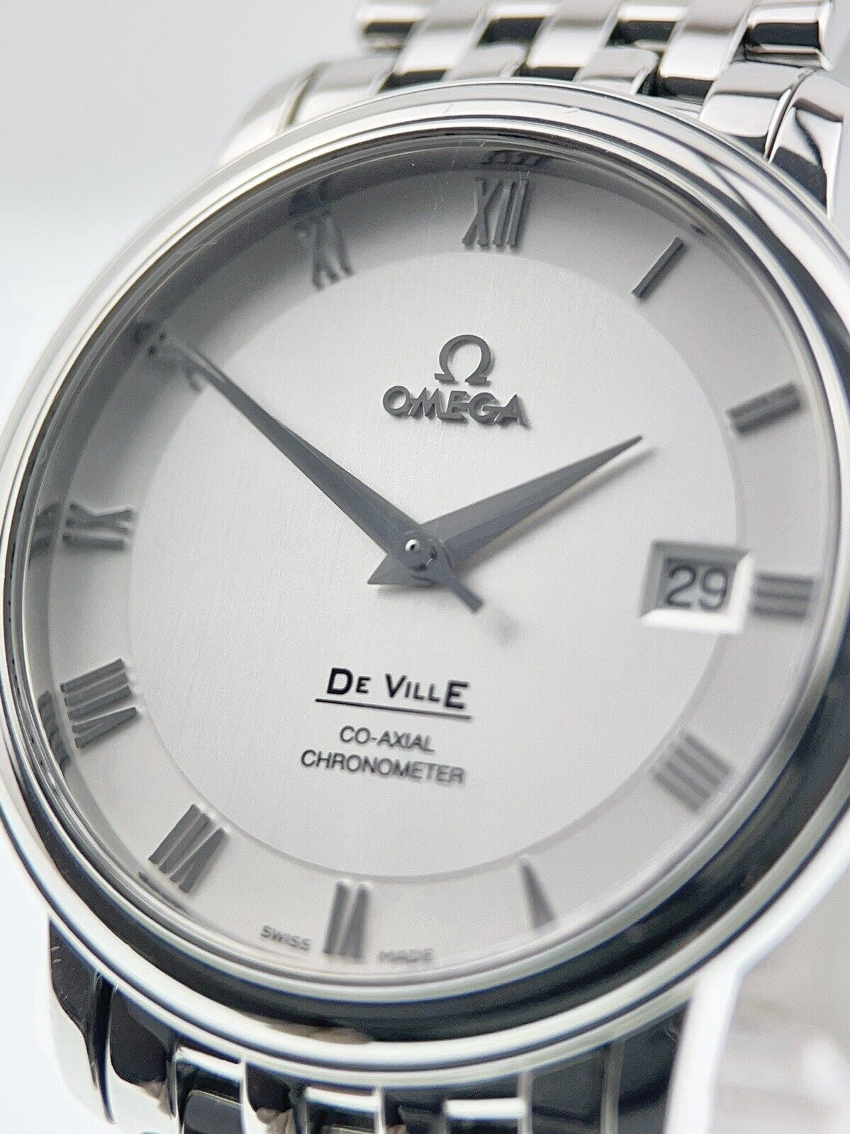 Omega De Ville Co-Axial Steel Silver Dial 41mm Automatic Men’s Watch 4574.31.00