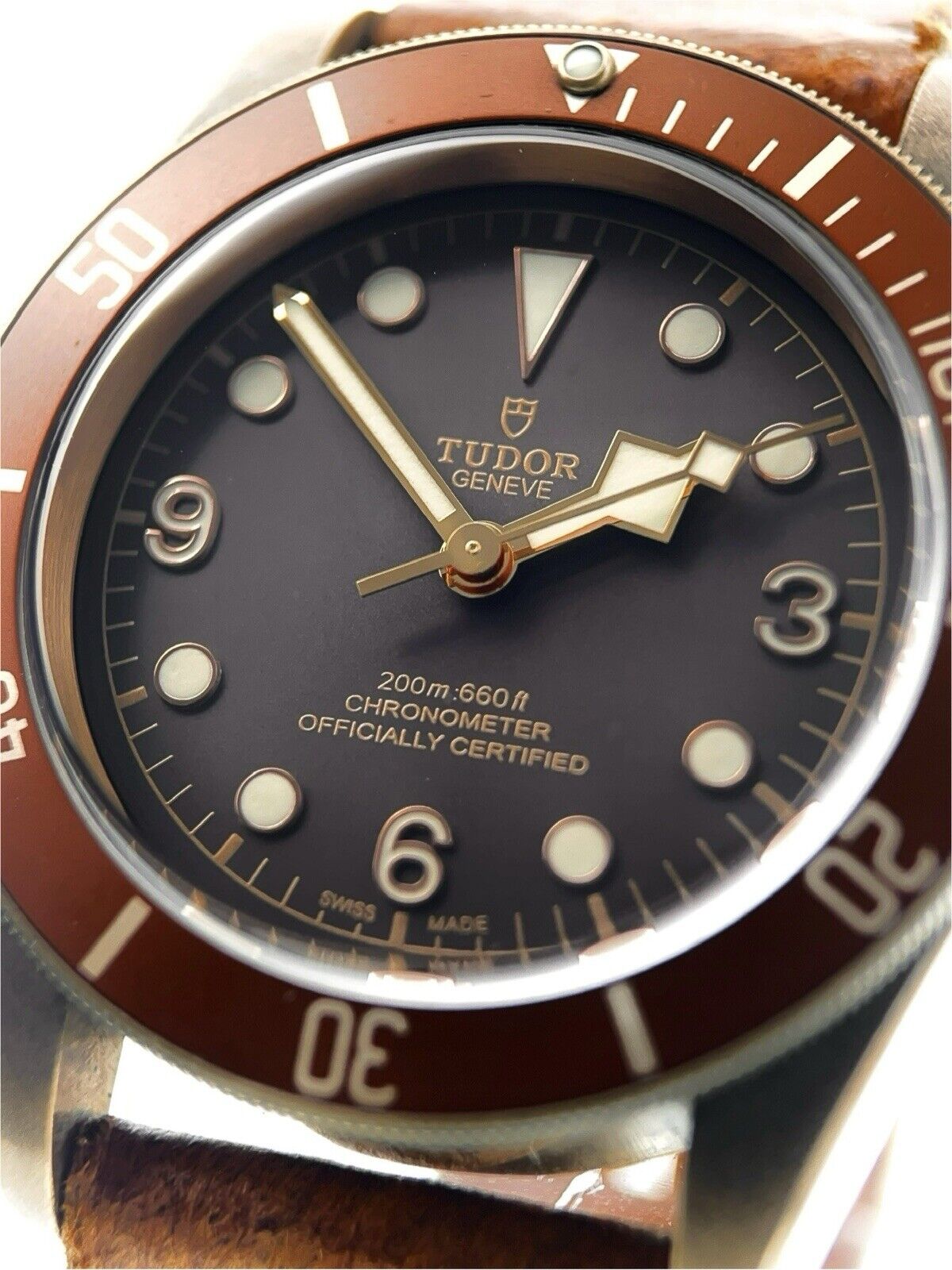 Tudor Black Bay Bronze Stainless Steel Brown Dial 43mm Automatic Men’s 79250BM