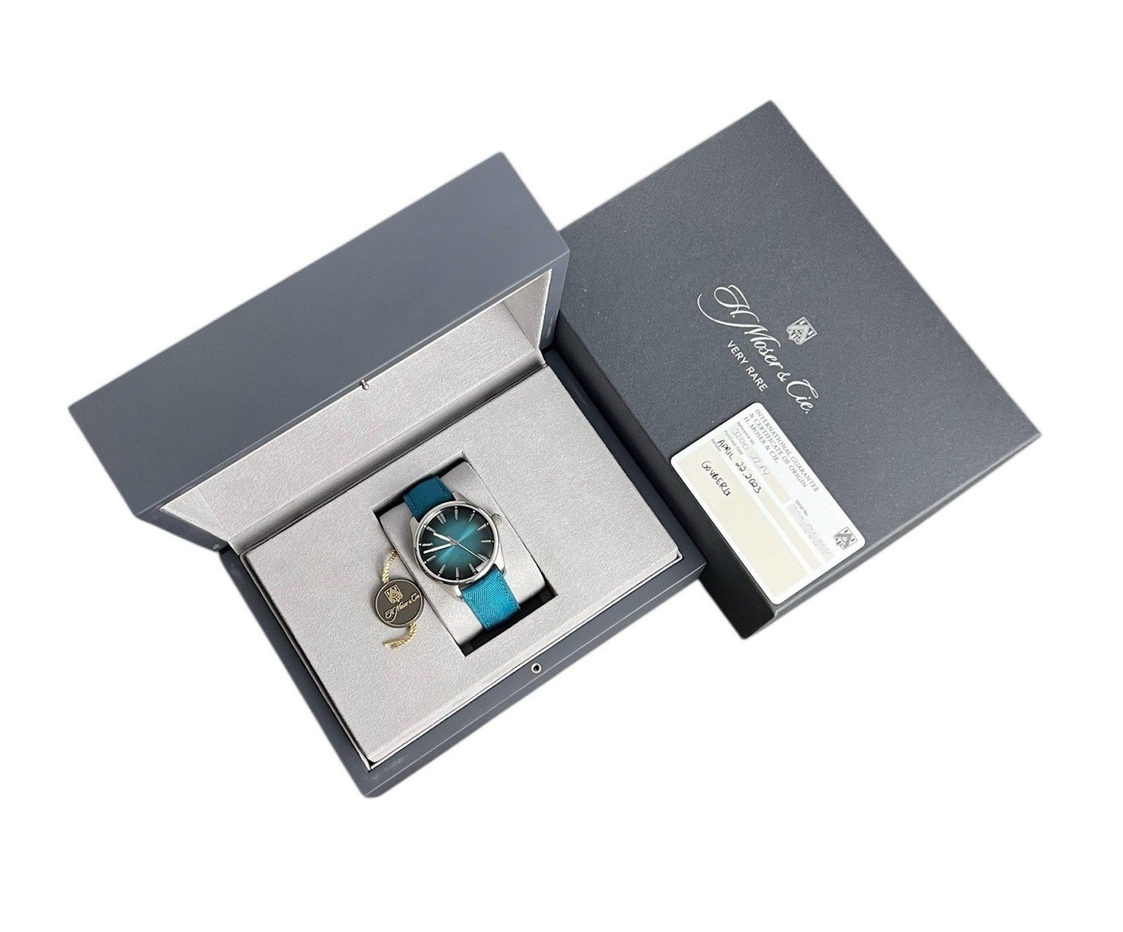 H. Moser & Cie. Pioneer Centre Steel Blue Dial 42mm Automatic Men’s 3200-1214