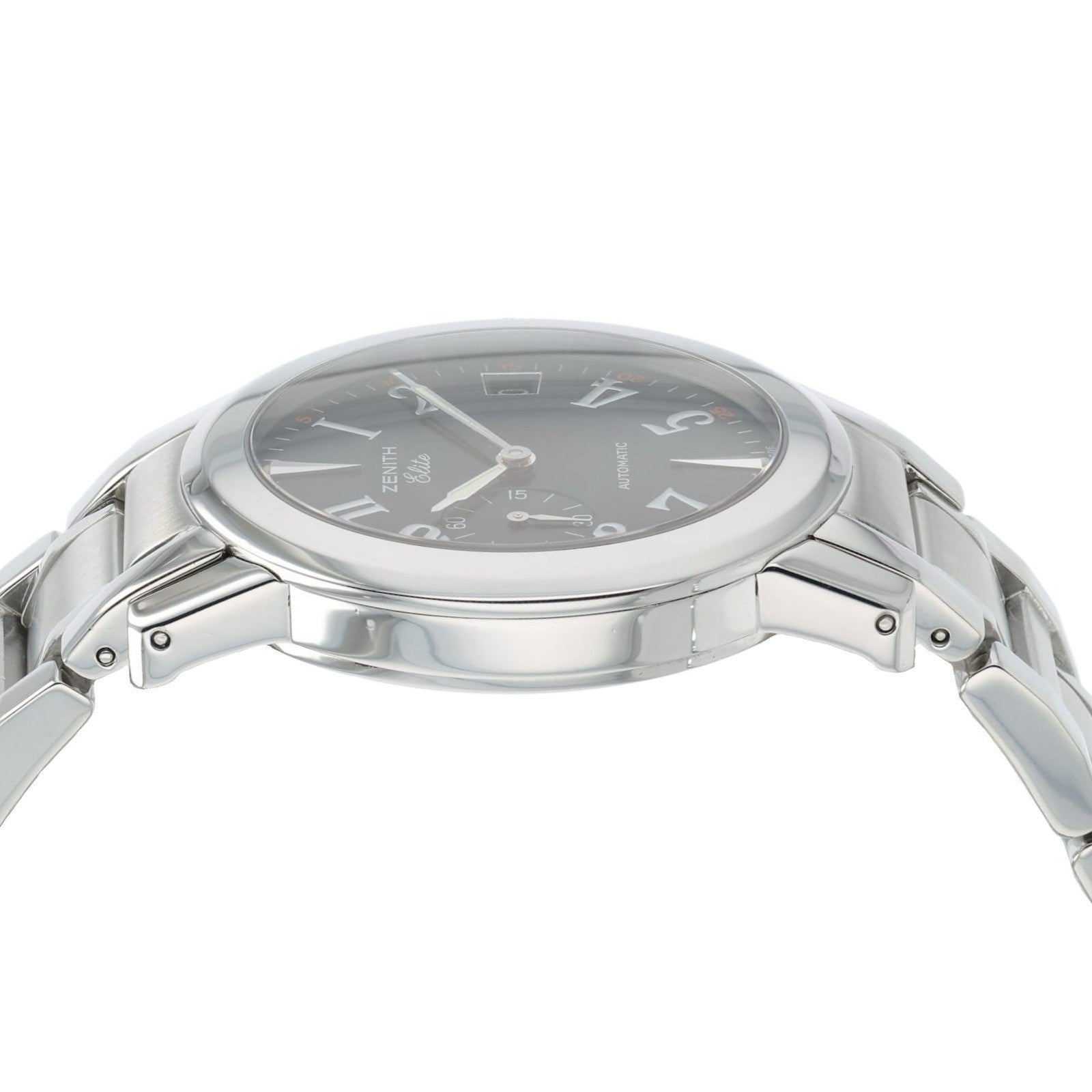 Zenith Elite Port Royal Black Dial Stainless Steel 37mm Automatic Men’s 01/02.04