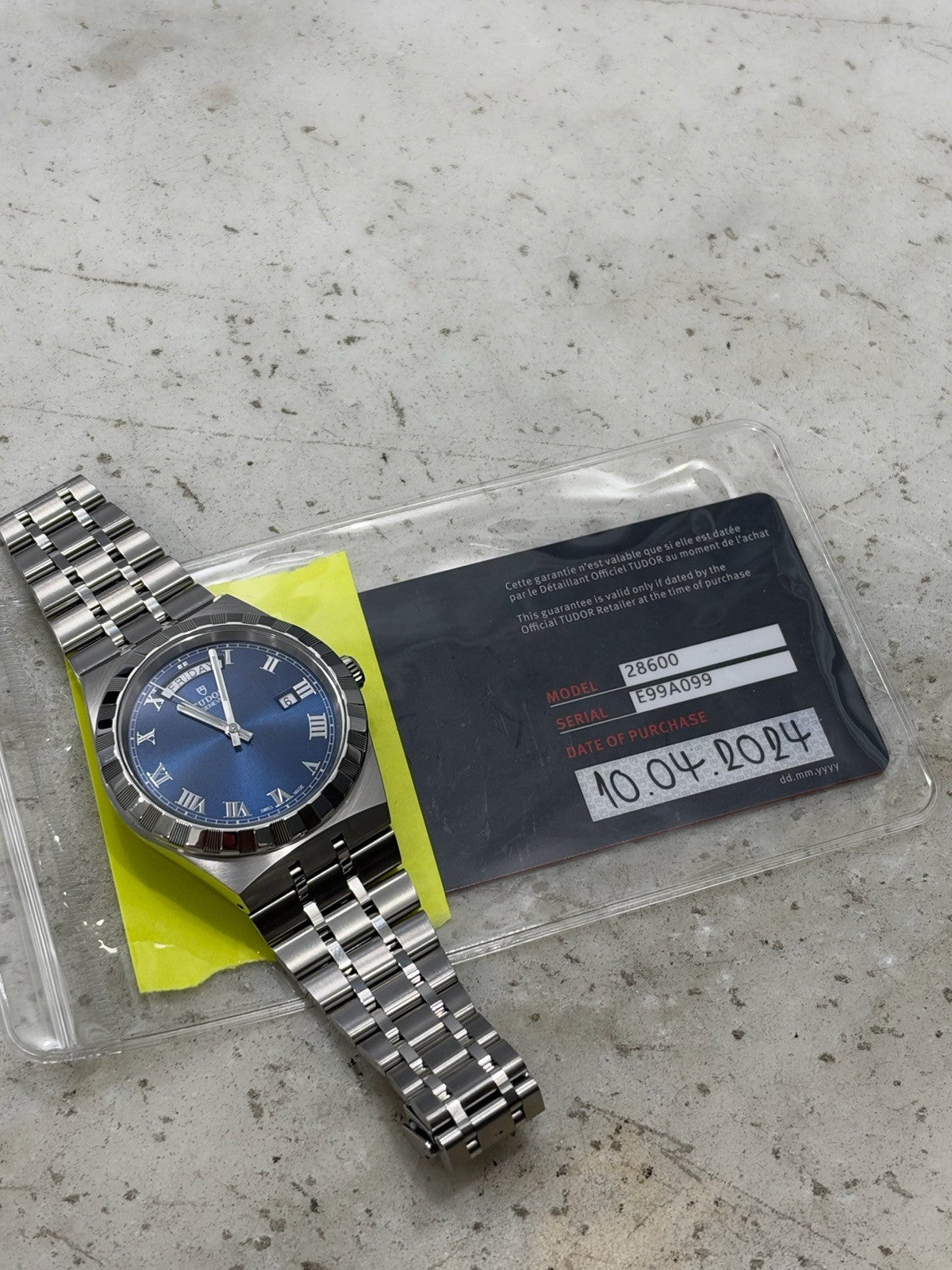 2024 Tudor Royal Blue Dial Stainless Steel 41mm Automatic Mens Watch 28600