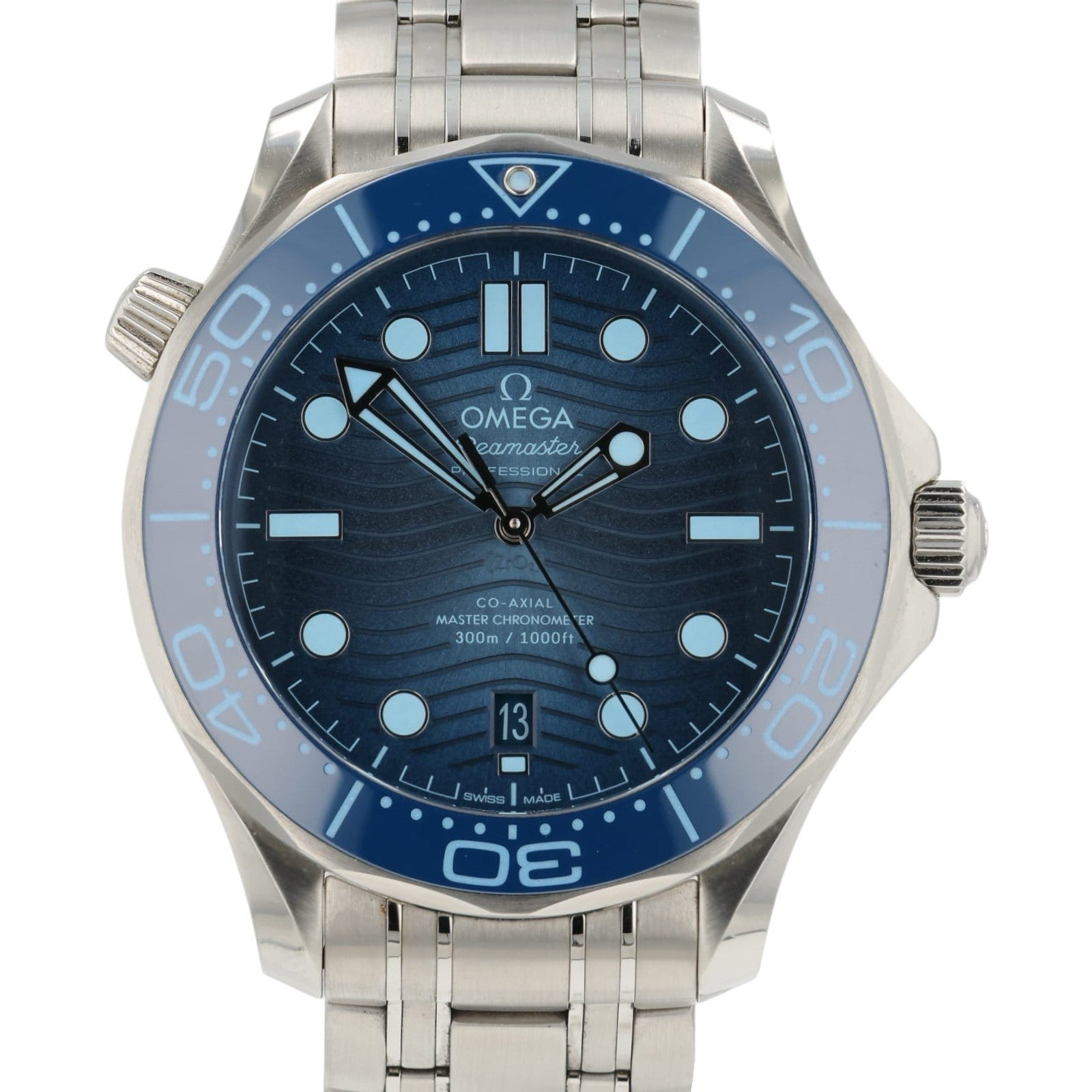 Omega Seamaster Summer Blue Dial Steel 42mm Automatic 210.30.42.20.03.003