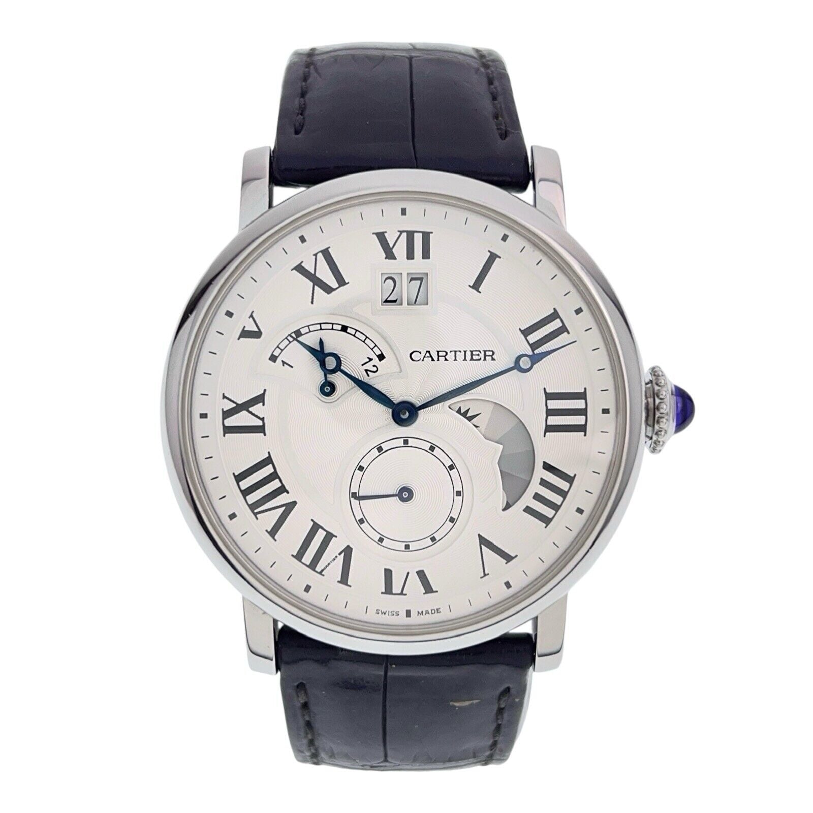 Cartier Rotonde De Cartier Steel 42mm Silver Dial Automatic Watch W1556368