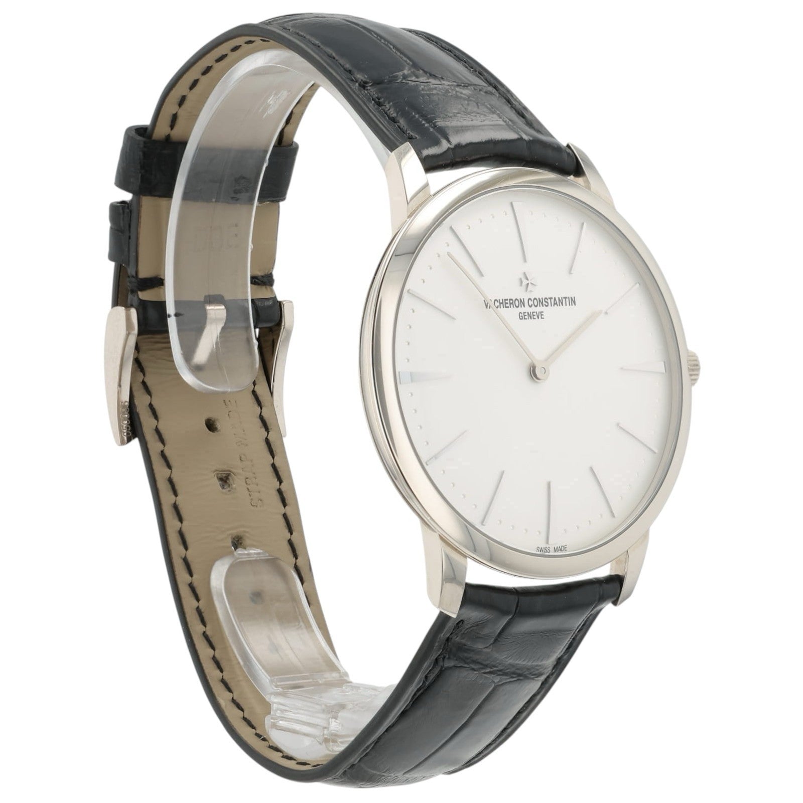 Vacheron Constantin Patrimony White Dial 18k White Gold 40mm Manual Wind 81180