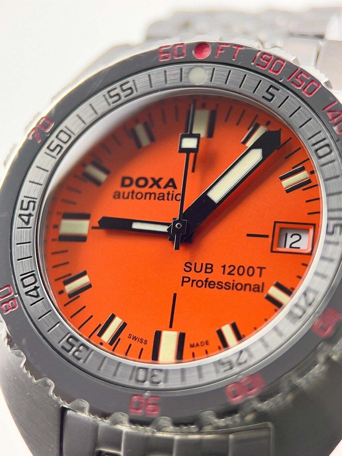 Doxa Sub Professional Steel Orange 45mm Automatic Men’s Watch 1200T - Box/Papers