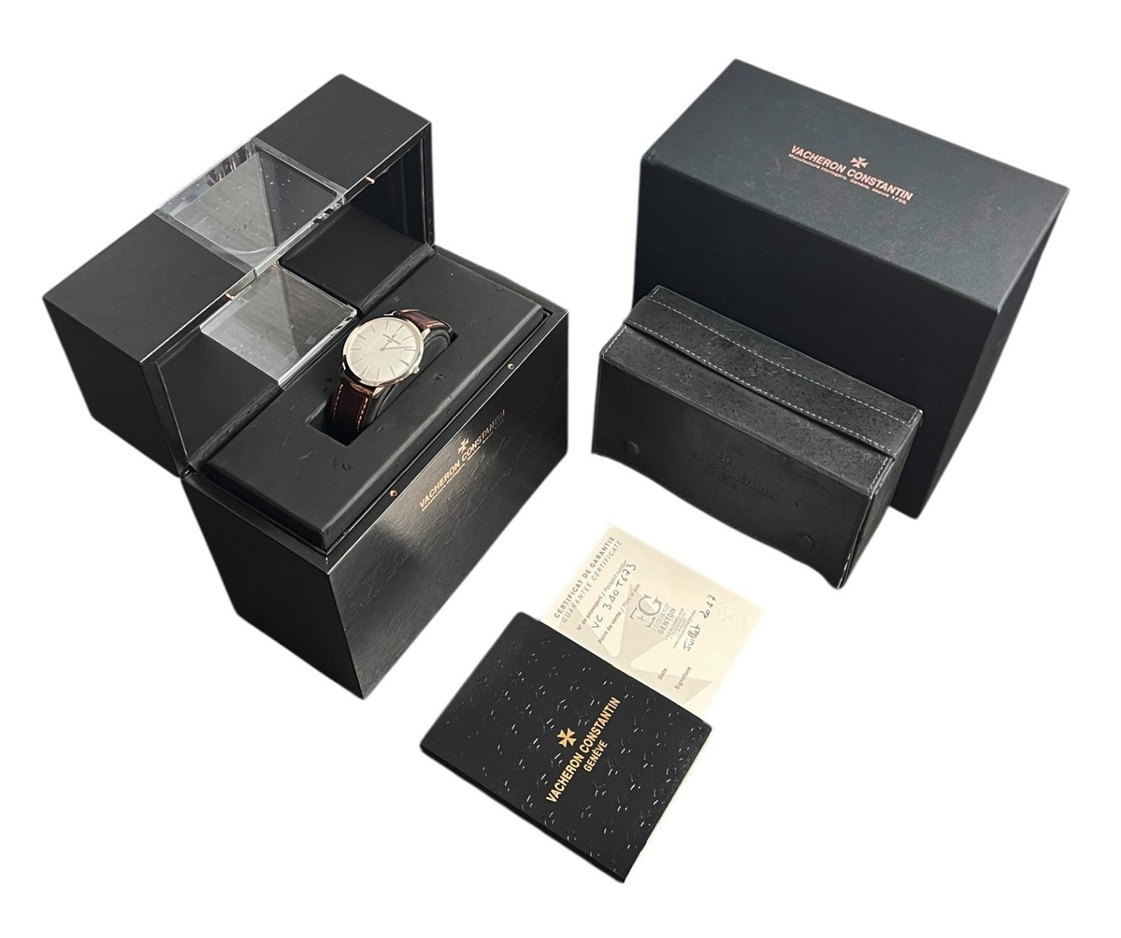 Vacheron Constantin Patrimony 18k White Gold Silver Dial 40mm Manual Mens 81180