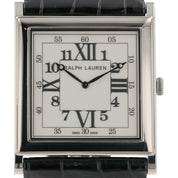 Ralph Lauren 18k White Gold Ivory Dial 32mm Manual Wind Men’s Watch K01420