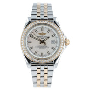 Breitling Ladies Galactic Sleek MOP Dial Gold & Steel 32mm Quartz Women’s C71330