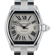 Cartier Roadster Stainless Steel Silver Dial 37mm Automatic Men's Watch W62025V3