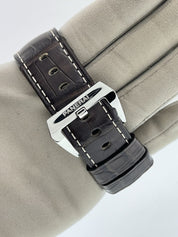 Panerai Luminor Stainless Steel Black Dial 44mm Manual Wind Mens Watch PAM00590