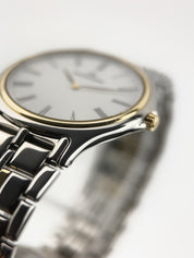 Jaeger-LeCoultre Heraion Gold & Steel White Dial 34mm Quartz Men’s 112.5.09